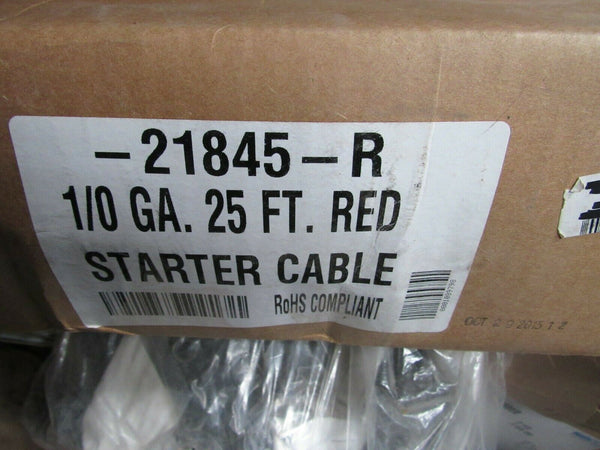 BATTERY CABLE 1/0 RED STARTER/GROUND, 25FT, (184283400099-BT49)
