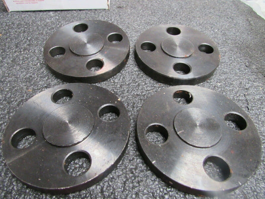 (LOT OF 4)  4TXD7 Blind Flange, Welded, 1/2" Pipe Size - Pipe Fitting (184297398164-BT51)