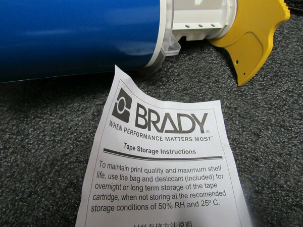 BRADY 13541 Label Tape Cartridge, Label Type Indoor/Outdoor, Blue (184298564511-BT32)