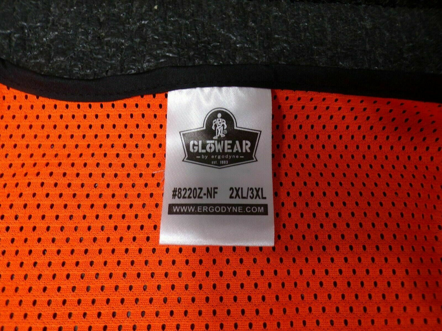 Ergodyne-21117E GloWear 8220Z Orange Class 2 Standard Vest - 2X/3X (184307580601-WTA08)