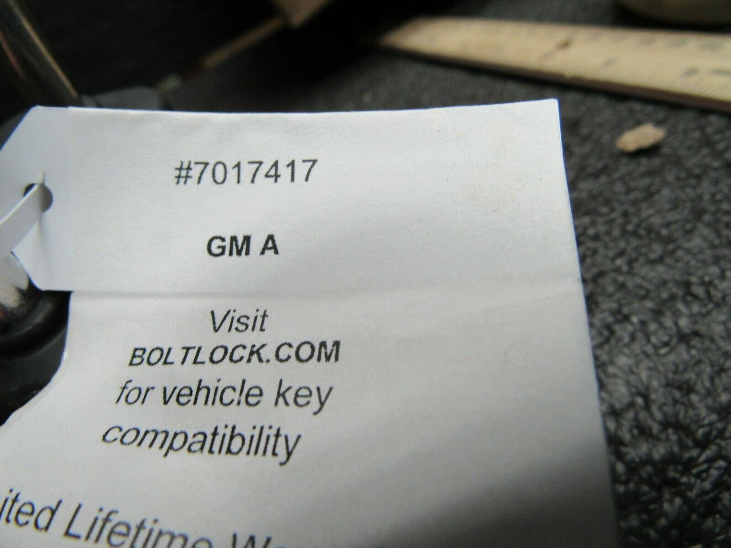 Strattec 7017417 Bolt Codeable Padlock, Uses GM (A) series key (184309050766-BT14)