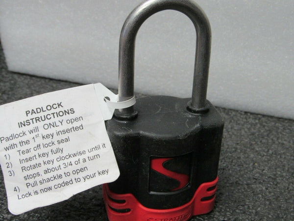 Strattec 7013126 Bolt Codeable Padlock, Uses GM (A) SSC LOGO series key (184317751233-BT08)