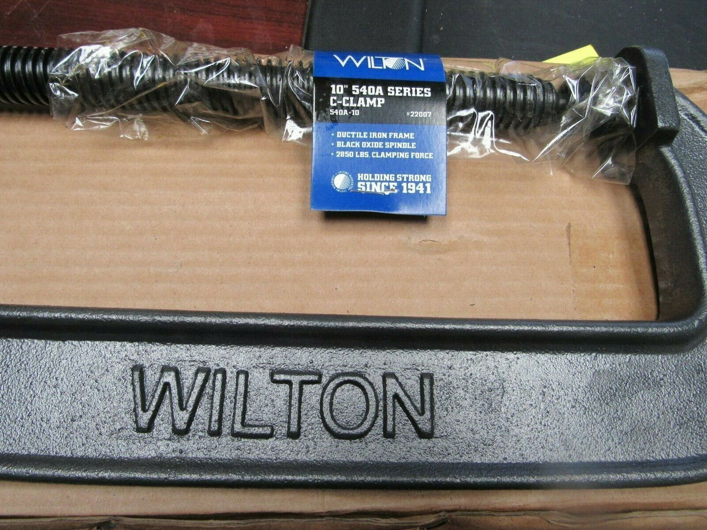 WILTON Regular Duty Cast Iron C-Clamp, 540A-10, 2850 lb.10", (184330675074-BT16)