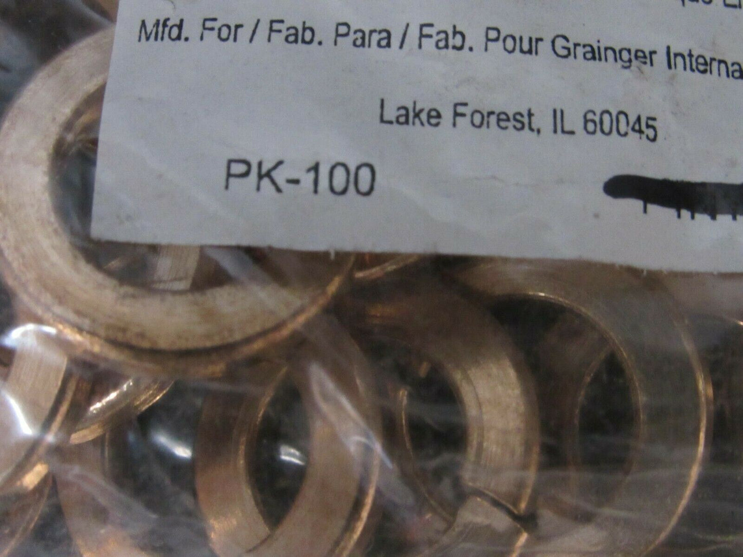 Split Lock Washer, #12, Si Bronze, PK100 (184356034883-BT20)