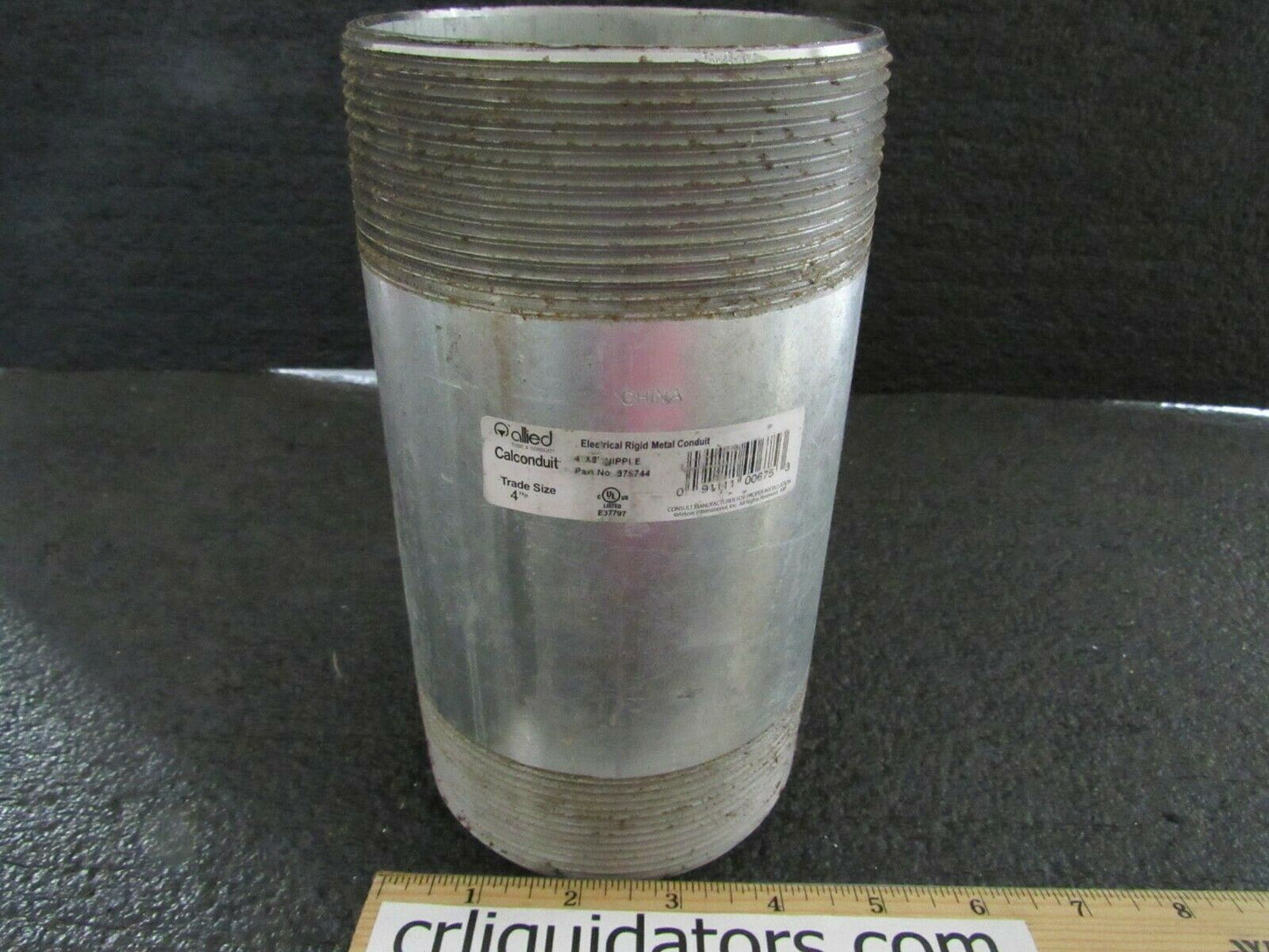 4" X 8" GALV CONDUIT NIPPLE GRC 876744 (184397661571-BT04)