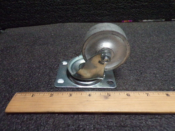 Standard Plate Caster, Swivel, Iron, 175 lb, 2 1/2 in Wheel Dia. (184417967726-BT23)
