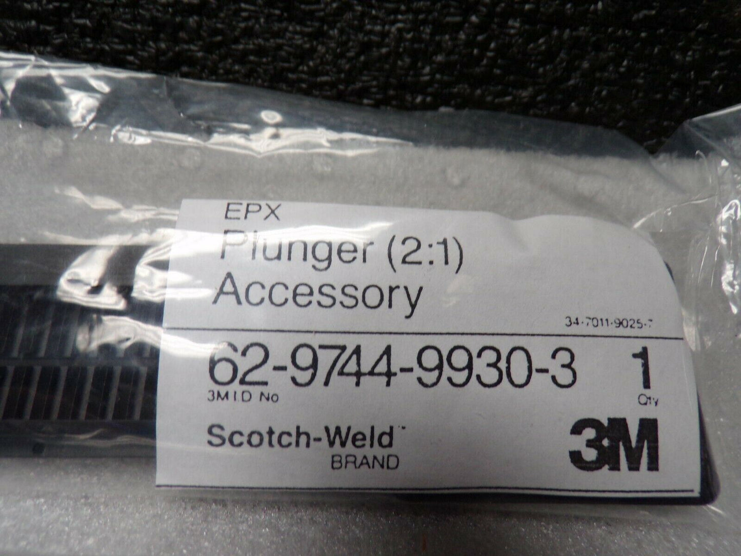(3) 3M Scotch Weld Epx2:1 Plunger Assembly 62-9744-9930-3 (184489684382-BT50)