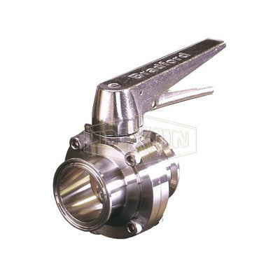 Dixon® B5101E300CC-C Butterfly Valve, 3 in Nominal, Clamp End End Style, 316L Stainless Steel Body (CR00882-WTA30)