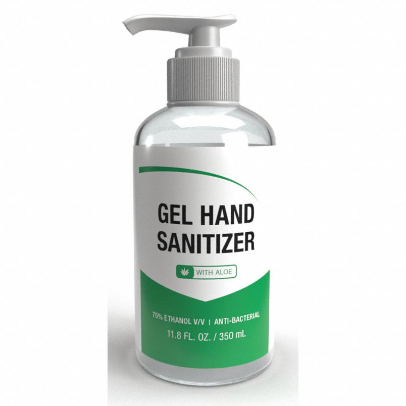 SNAP HEALTHCARE Gel Hand Sanitizer, 11.8 oz., 348 mL, Pump Bottle (CR00492-K08)