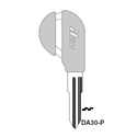 Ilco DA30-P Nissan Plastic Head Key Blank; ( DA30, X197 ) pack of 5 (CR00535WTA15)