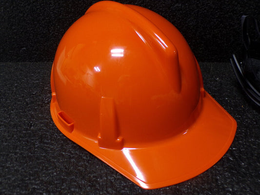 MSA Topgard Hard Hat with 1-Touch Suspension, Orange (SQ7420892-WT02)