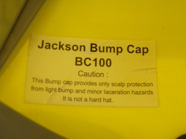 Jackson Safety Bump Cap BC 100 with Visor Attachment, Yellow (SQ2037382WT02)