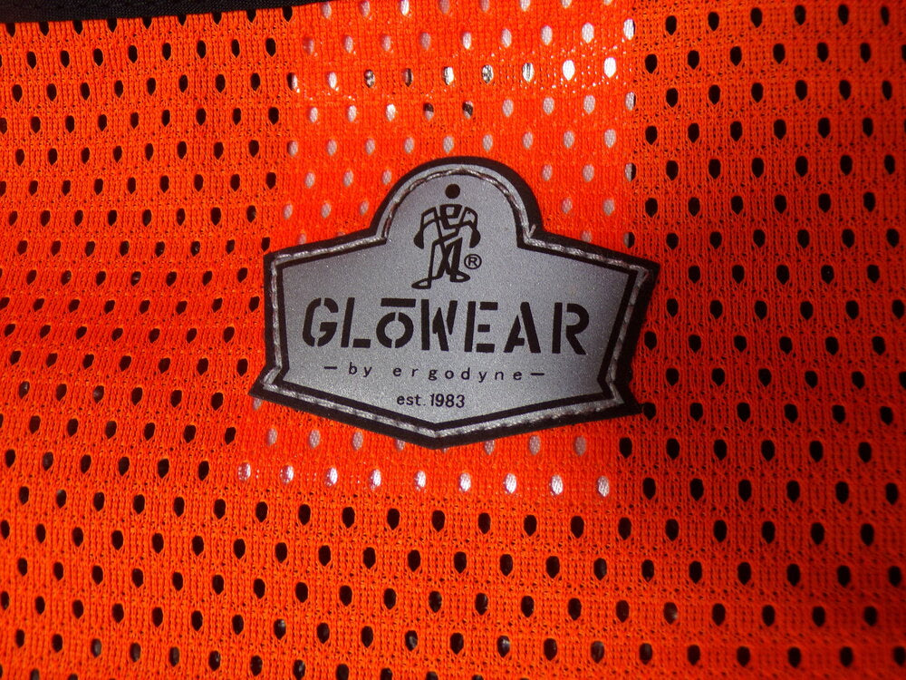 GLOWEAR BY ERGODYNE Class 2 Standard Vest, 2XL/3XL, Orange (SQ3491930-WT03)