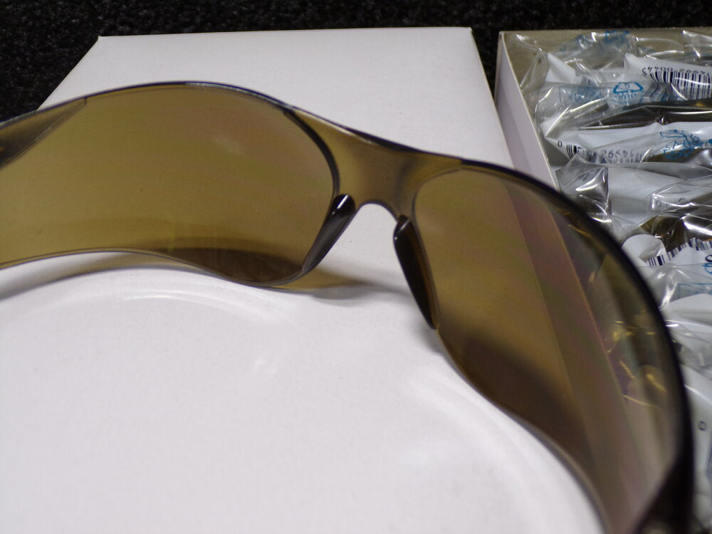 PYRAMEX Ztek Scratch-Resistant Safety Glasses , Coffee Lens Color, 12pk (SQ7305154-WT41)