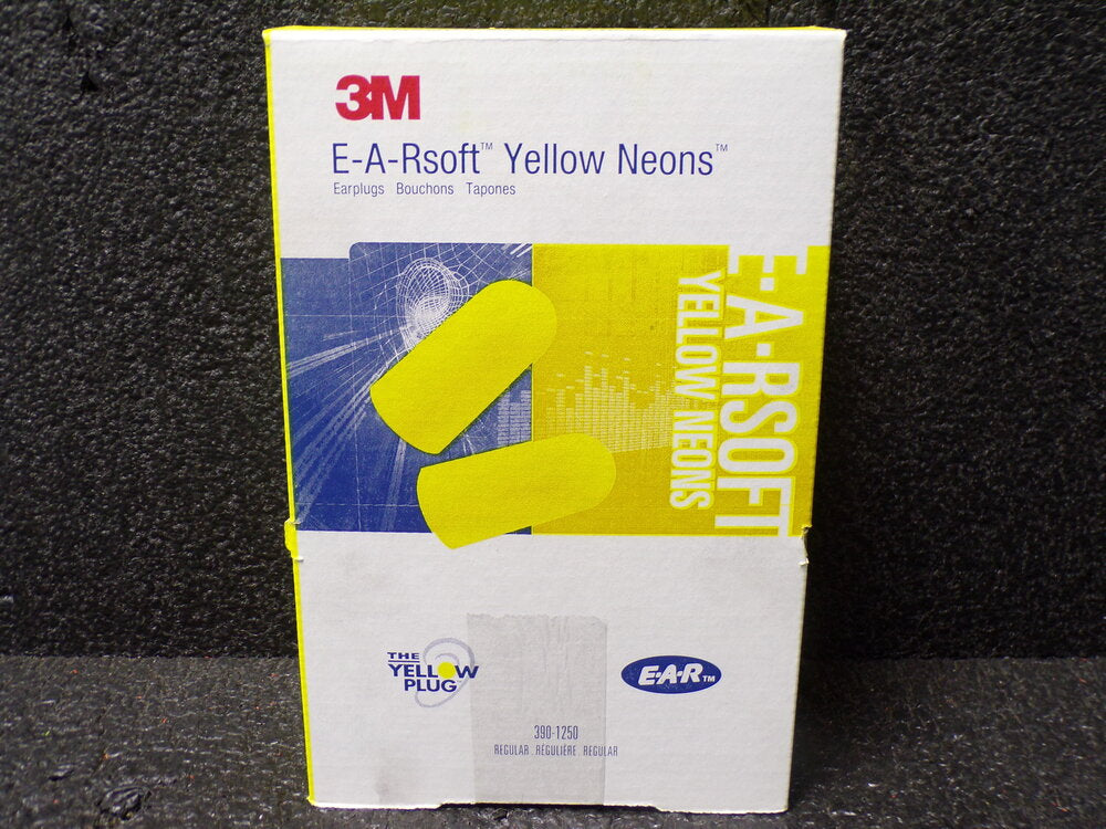 3M E-A-Rsoft, Yellow Neon Uncorded Earplugs Rapid Release Dispenser, 500 pr. (SQ6375736-WT02)