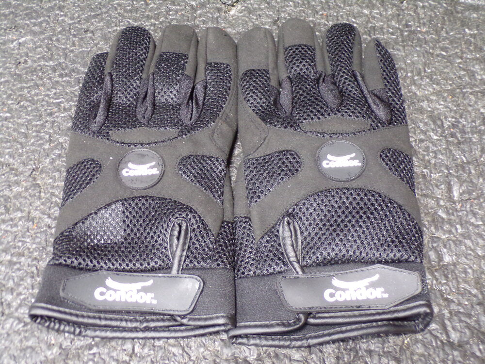 Condor Anti-Vibration Gloves, Synthetic Suede Leather Palm Material, Black, XL, 1 pr, 4HDK4 (SQ4237345-WT04)