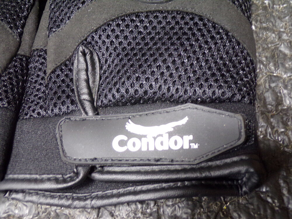 Condor Anti-Vibration Gloves, Synthetic Suede Leather Palm Material, Black, XL, 1 pr, 4HDK4 (SQ4237345-WT04)