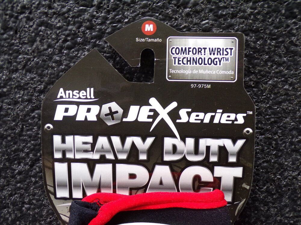 Ansell ProjeX 97-975 Heavy Duty Impact Work Glove Medium (SQ8874479-WT05)