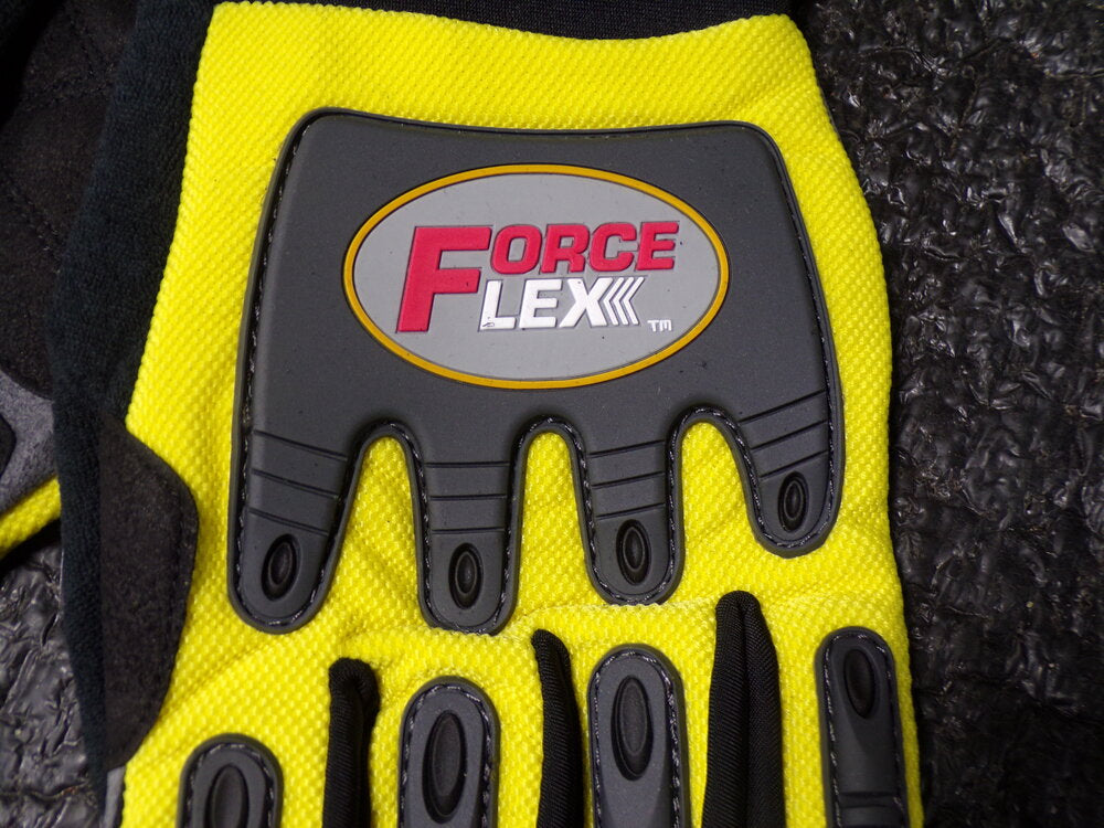MCR SAFETY Glove, Multi-Task, 2XL, Hi-Visibility Yellow/Black, 25D639 (SQ9298973-WT05)