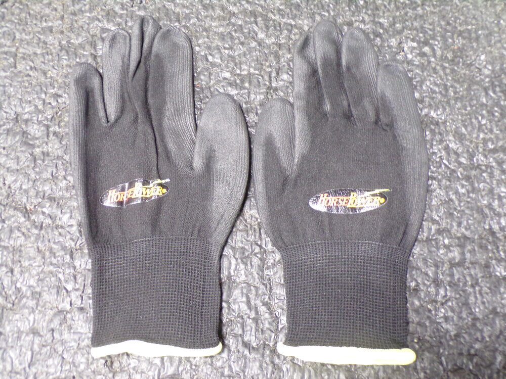 HORSEPOWER Coated Gloves, S, Black, 12 pr. (SQ9092256-WT05)