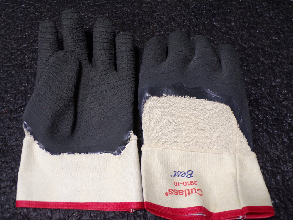 SHOWA Cut Resistant Gloves, Gray/White, L, 3910-10 (SQ9178662-WT05)