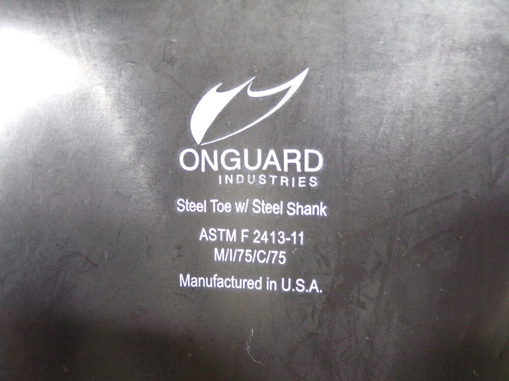 Onguard Rubber Boot, Knee, Steel Toe Type, Polyblend, PVC, Black (SQ3059880-WT23, SQ8231240-WT21)