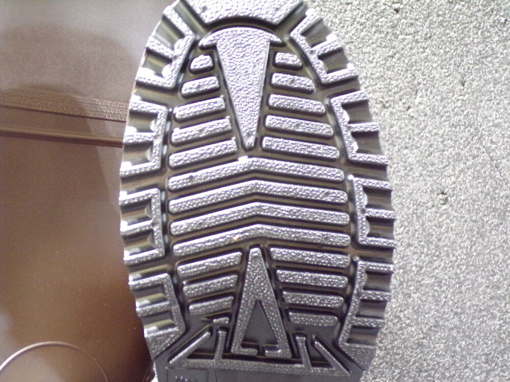 Onguard Rubber Boot, Men's, 9, Knee, Steel Toe Type, PVC, Steel, Brown, Black (SQ1184935-WT21)