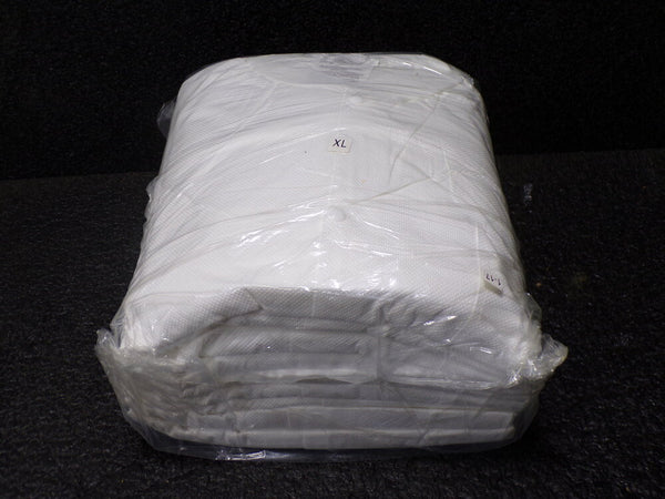 CONDOR White SFS Disposable Lab Coat, Size: XL, Qty: 10 (SQ0647871WT04)