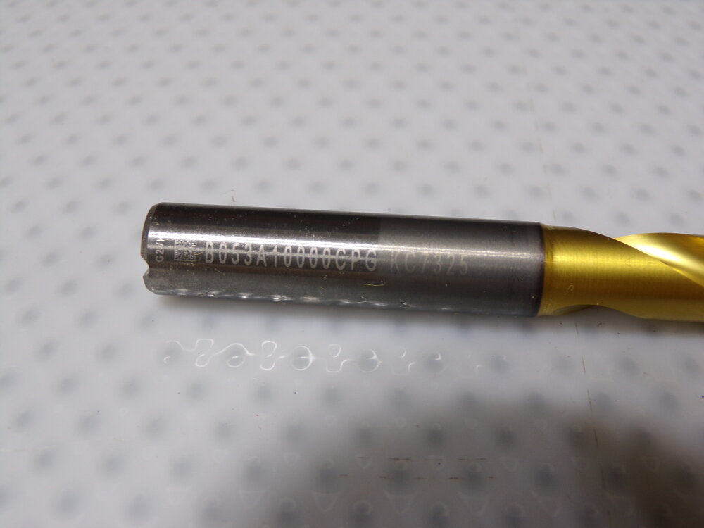 Kennametal 10mm 140° Spiral Flute Solid Carbide Screw Machine Drill Bit, Coolant Through (SQ8532978-WT14)