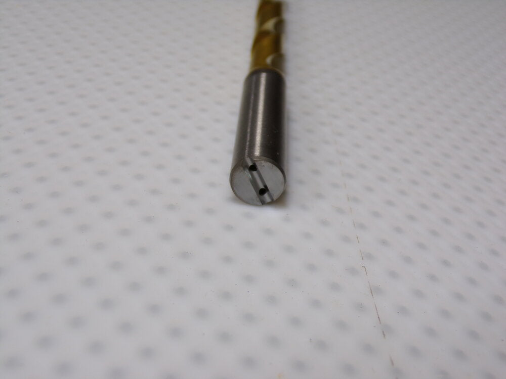 Kennametal 9.129mm 140° Spiral Flute Solid Carbide Screw Machine Drill Bit, Coolant Through (SQ1704805-WT14)
