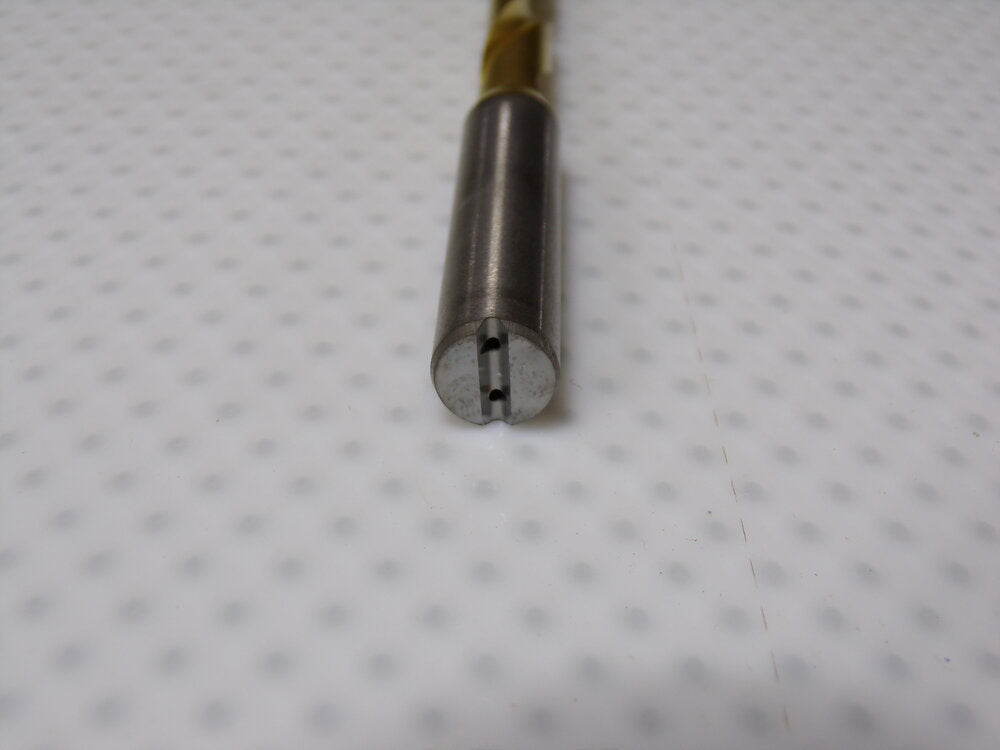 Kennametal 6.5mm 140° Spiral Flute Solid Carbide Taper Length Drill Bit, Coolant Through (SQ1592083-WT14)