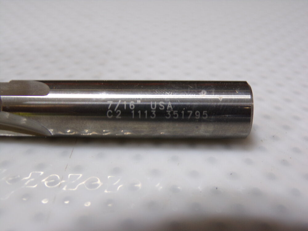 Atrax 7/16", 1" Length of Cut, 2-3/4" OAL, 4 Flute Solid Carbide Square End Mill (SQ4209827-WT08)