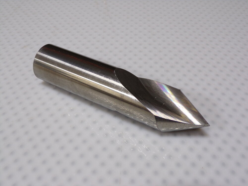Accupro 7/8" Body Diam, 60°, 4" OAL, Solid Carbide Spotting Drill 7/8" Shank Dia. (SQ9078187-WT14)