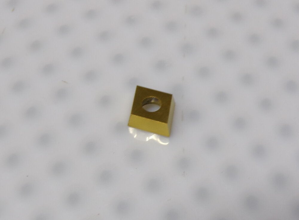 10pk, Hertel CPGT21.50.5 HP225CR Grade Cermet Turning Insert TiN Coated, 80° Diamond (SQ1466631-WT14)