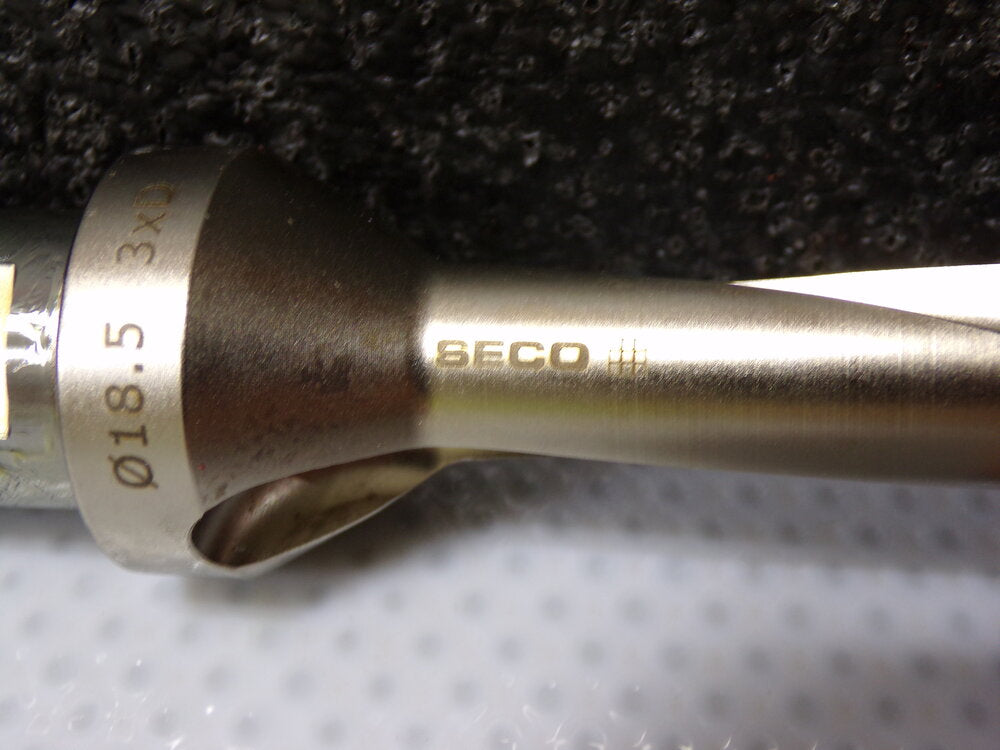 Seco 56mm Max Drill Depth, 3xD, 18.5mm Diam, Indexable Insert Drill (SQ7357583-WT14)