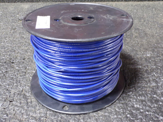 Southwire 16 AWG, 26 Strand, Blue Machine Tool Wire PVC, Acid, Moisture and Oil Resistant, 500 Ft. Long (SQ9563144-WT06)