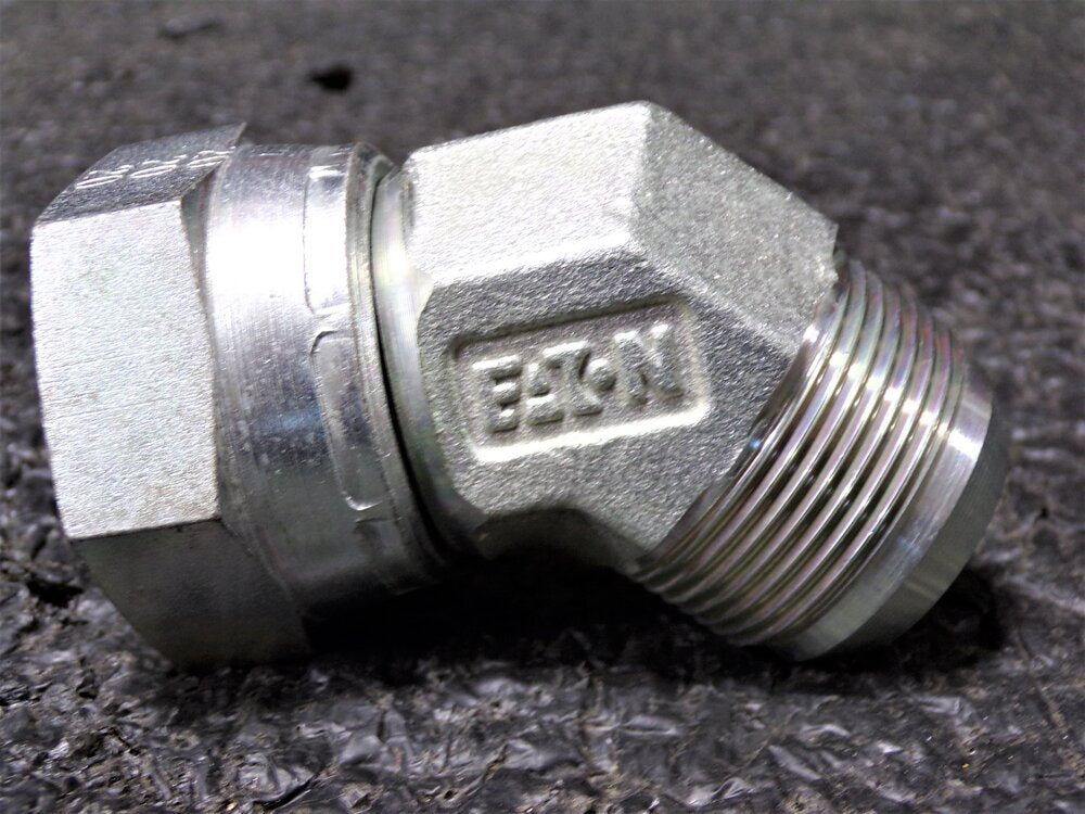 Easton 2070-20-20S Female JIC X #20 Male JIC 45 Deg. Elbow Hydraulic Adapter (SQ7849810-WT30)