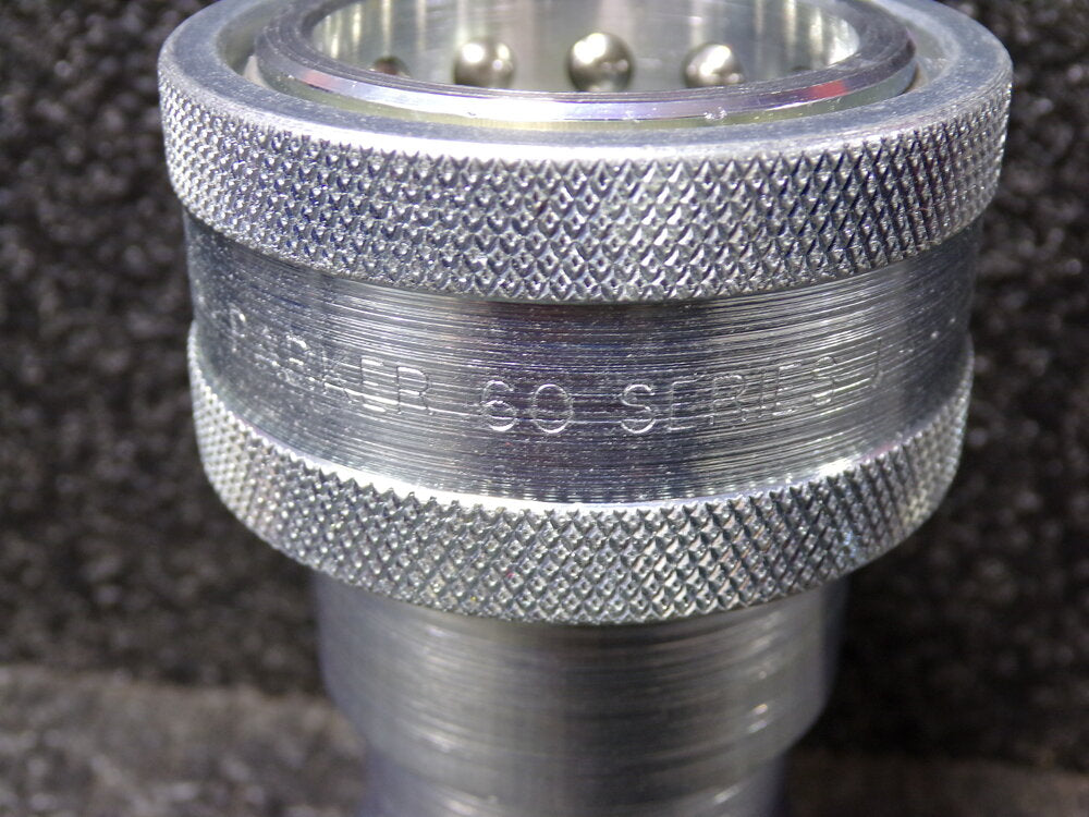 PARKER H8-62 Hydraulic Quick Connect Hose Coupling, Socket, 60 Series, Steel (SQ0803428-WT30)