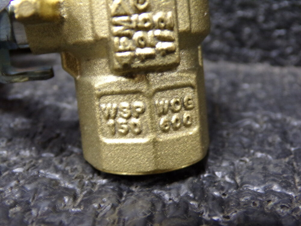 Rubinetterie Bresciane 171M Brass ball valve, 1/2" MNPT X 1/2" FNPT (SQ2495847-WT39)