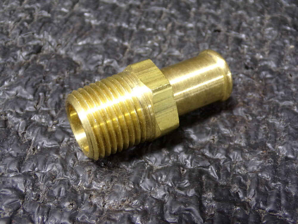 PARKER 68HB-10-8 Brass Beaded Hose Barb with Straight Fitting Style, 1/2" Thread (SQ4906532-WT32)
