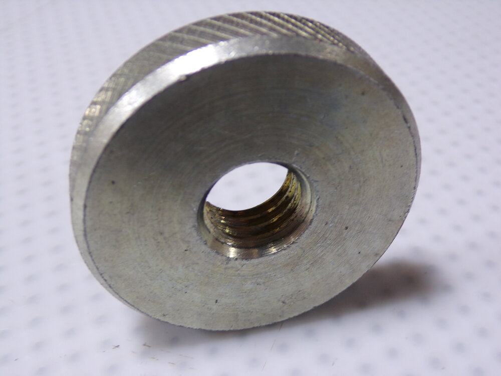 5/8-11" UNC, Zinc Oxide Finish, Steel Round Knurled High Torque Check Nut (SQ3290006-WT17)