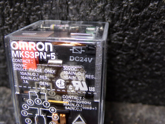 OMRON General Purpose Relay, 24V DC Coil Volts, 10A @ 240V AC Contact Rating - Relay (SQ7752014-WT06)