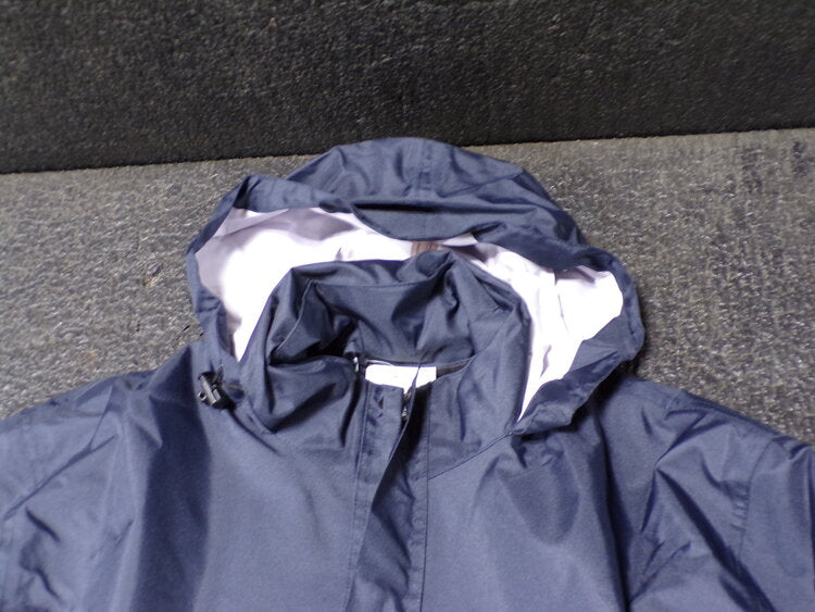 CONDOR Blue, Rain Jacket with Hood, Polyurethane, Unisex, Attached Hood