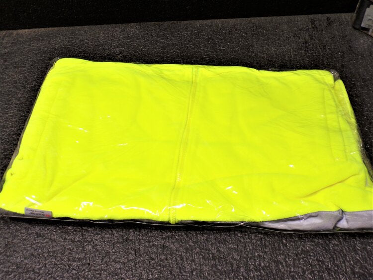 CONDOR Safety Jacket, ANSI Class 3, Fleece, Polyester, Lime Green, Zipper Closure, 2XL (SQ3965974-WT18)