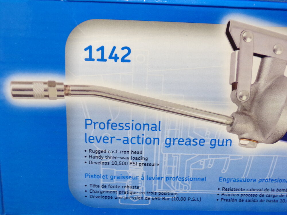 LINCOLN 1142 Grease Gun, Lever Handle, 10,000 psi (SQ2776598-WT19)