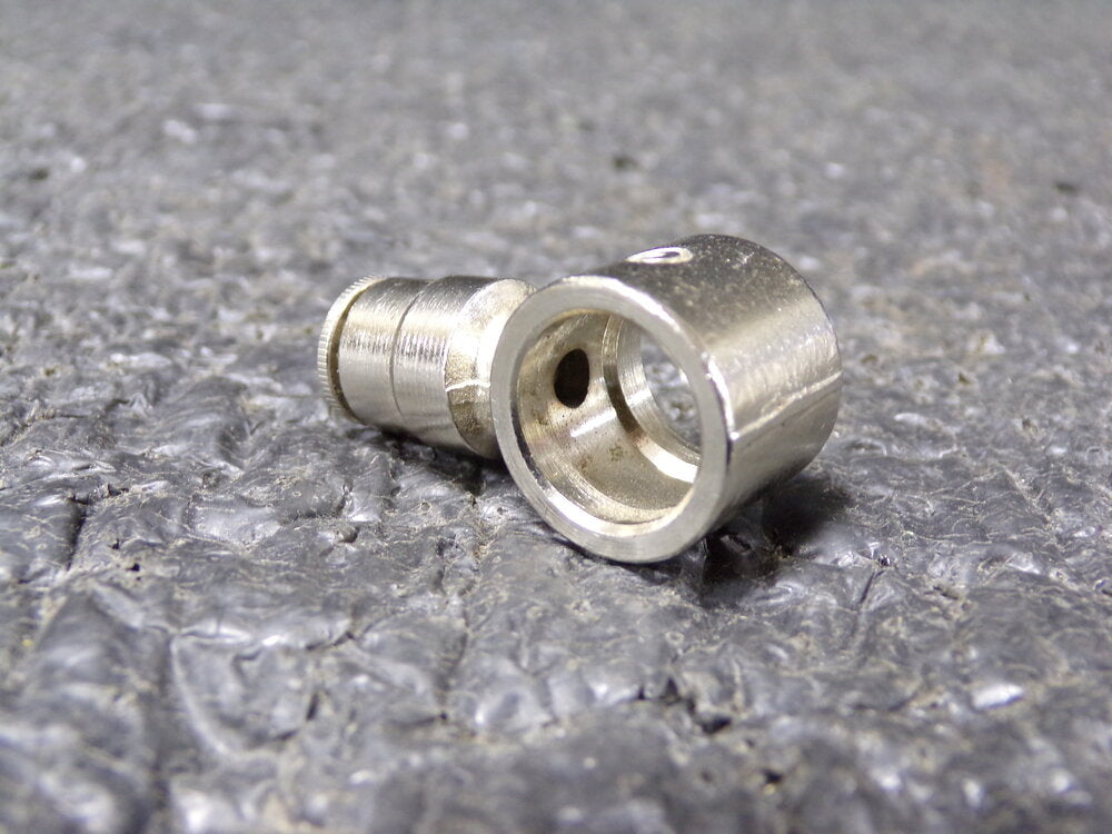 Nickel Plated Brass Connector, 1/4" Tube Size x 1/2" Banjo (SQ8375290-WT32)