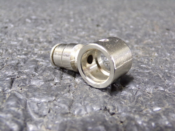 Nickel Plated Brass Connector, 1/4