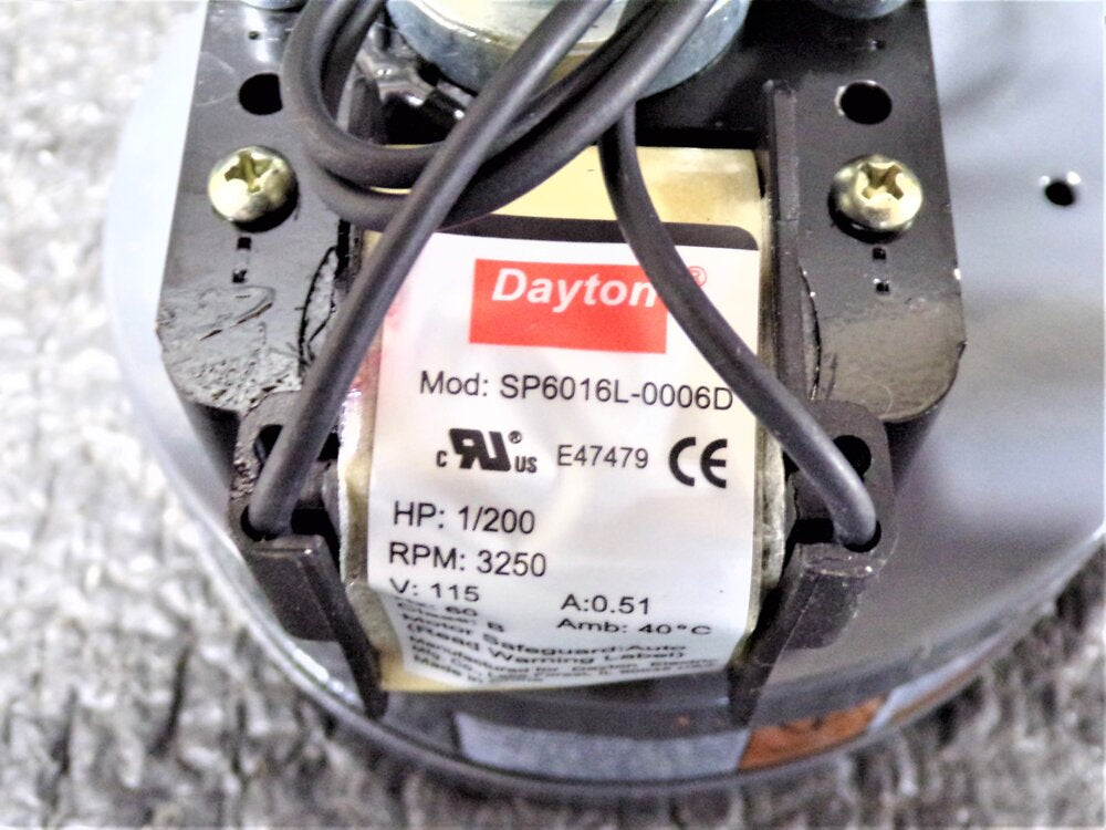 DAYTON OEM Blower, Outlet Shape Rectangular, Wheel Diameter 2-15/16" (SQ4357501-WT37)