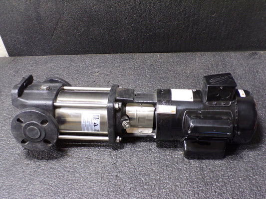 DAYTON 120/208 to 240V AC Totally Enclosed Fan-Cooled Multi-Stage Booster Pump, 11-Stage, 1-1/4 in Flanged (SQ3085478-2D46)