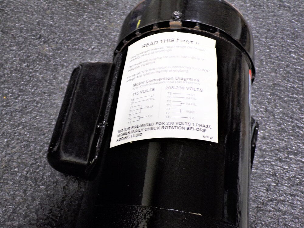 DAYTON 120/208 to 240V AC Totally Enclosed Fan-Cooled Multi-Stage Booster Pump, 11-Stage, 1-1/4 in Flanged (SQ3085478-2D46)